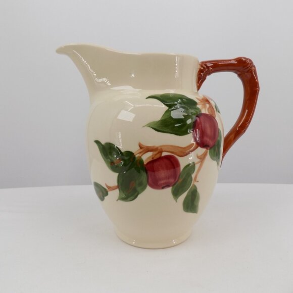 Franciscan Other - Franciscan Apple 64 oz Water Pitcher Ice Lip Vintage 9" t 9" w NO BACKSTAMP